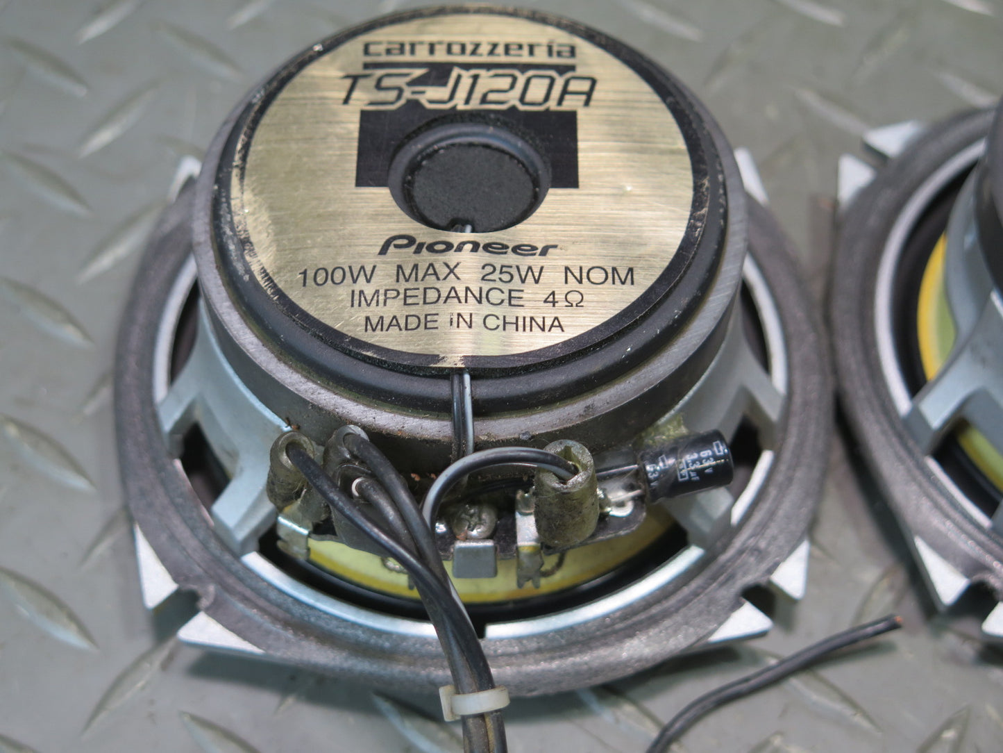 Set of 2 Pioneer Carrozzeria TS-J120A 4" 2-WAY Coaxial Speaker