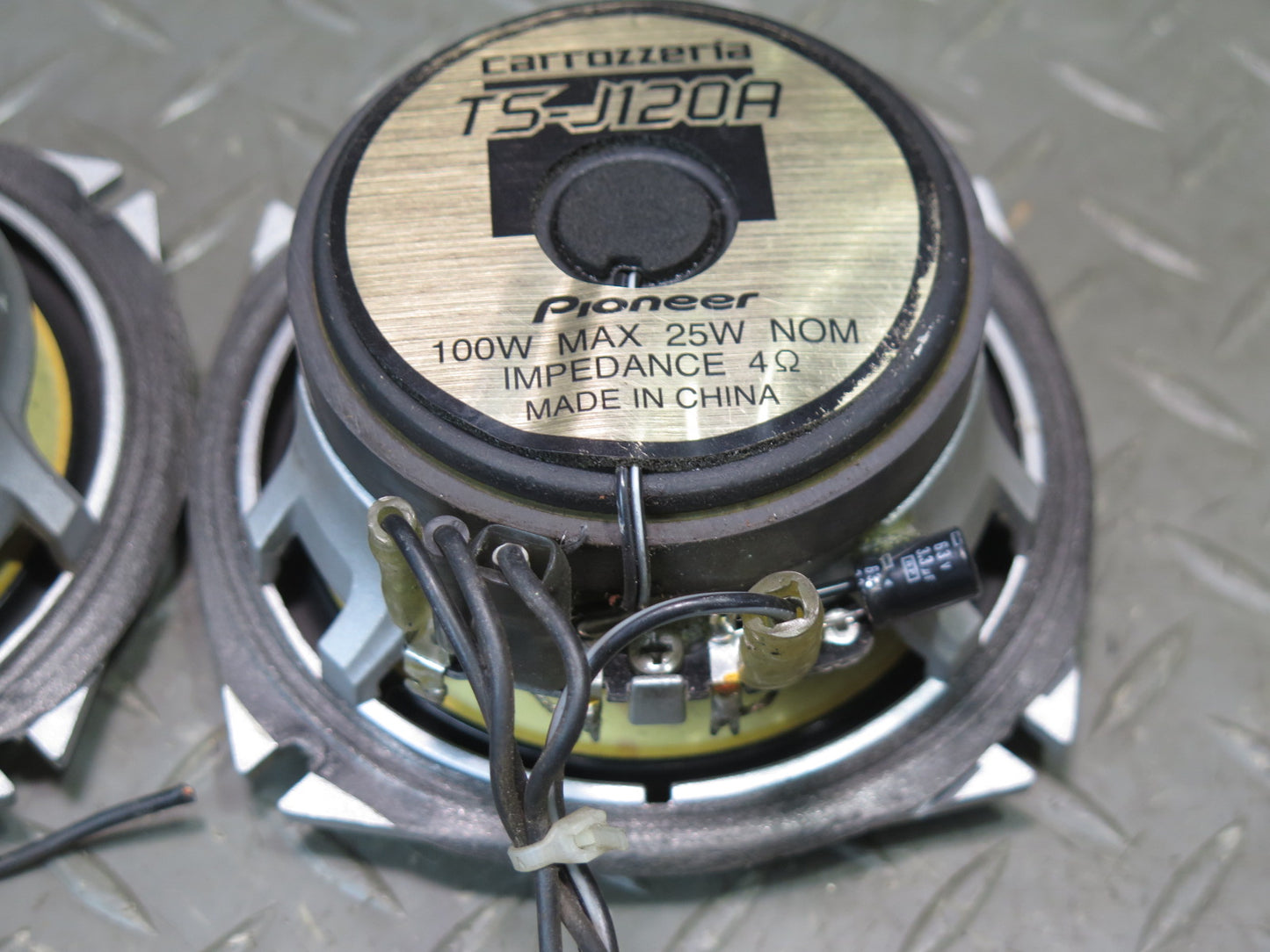 Set of 2 Pioneer Carrozzeria TS-J120A 4" 2-WAY Coaxial Speaker