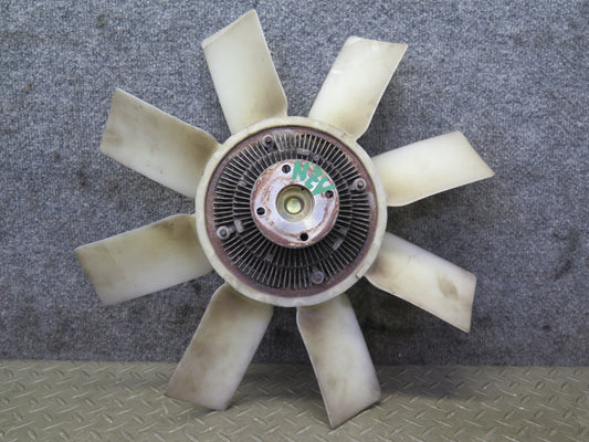 84-89 Nissan Z31 300ZX 3.0L VG30 Engine Cooling Fan Blade & Clutch 60K Miles OEM