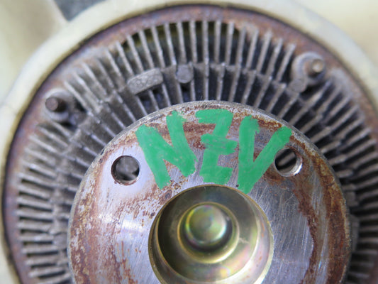 84-89 Nissan Z31 300ZX 3.0L VG30 Engine Cooling Fan Blade & Clutch 60K Miles OEM