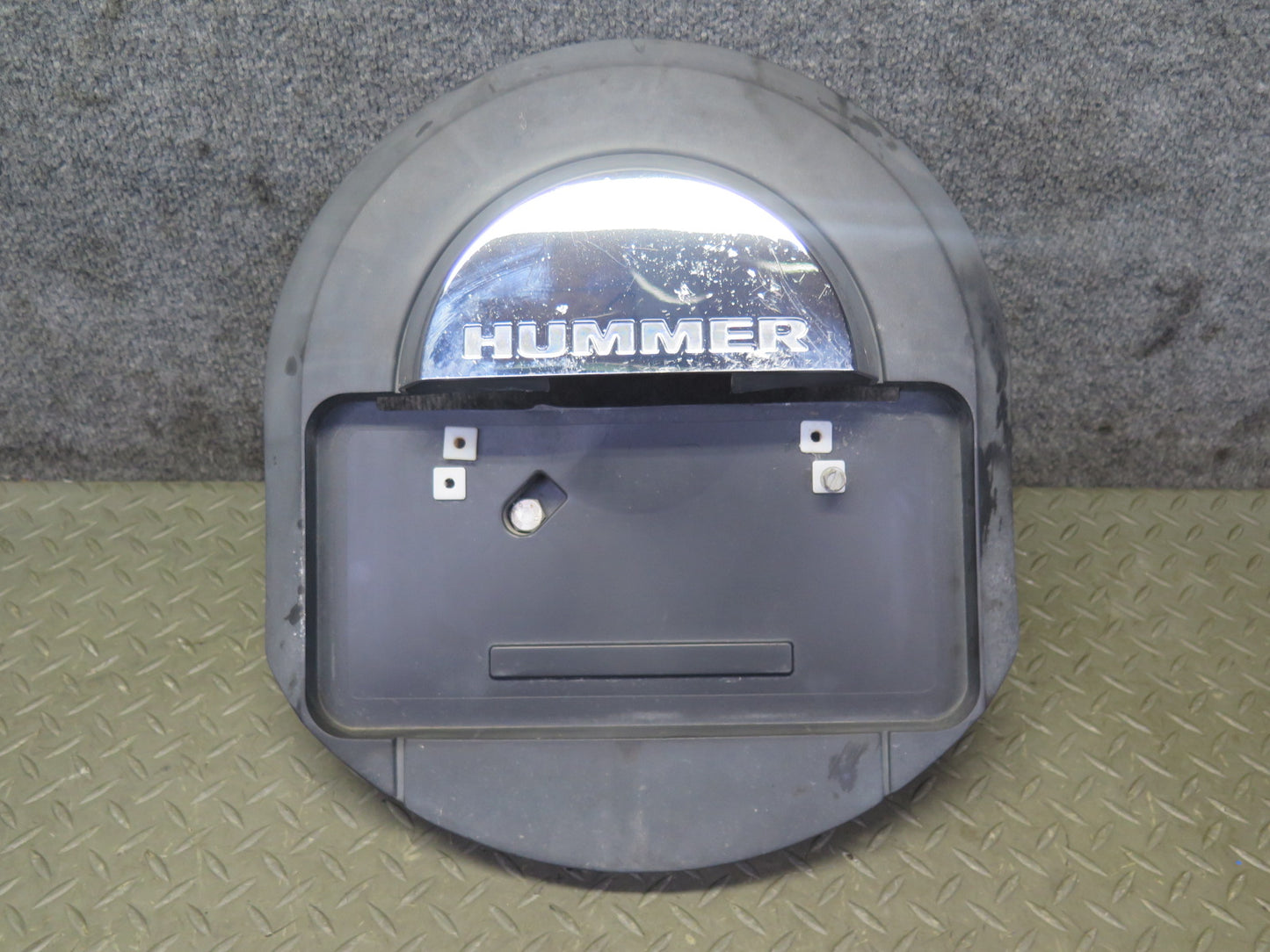 2005-2009 Hummer H2 Rear License Plate Mount Spare Tire TAG