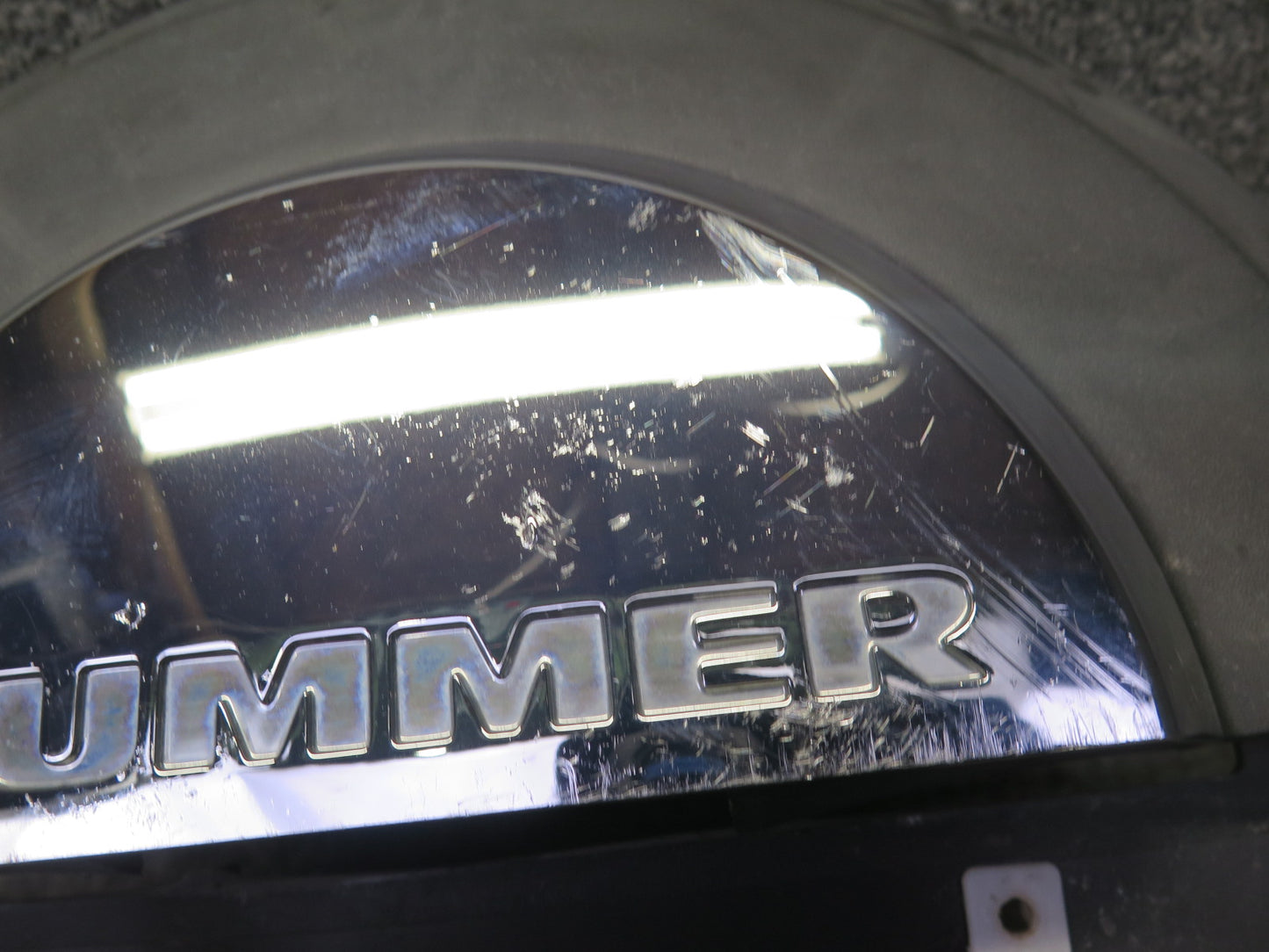 2005-2009 Hummer H2 Rear License Plate Mount Spare Tire TAG