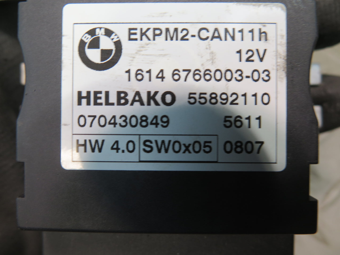 06-08 BMW E85 Z4 N52 Fuel Pump Control Module Unit 6766003 OEM