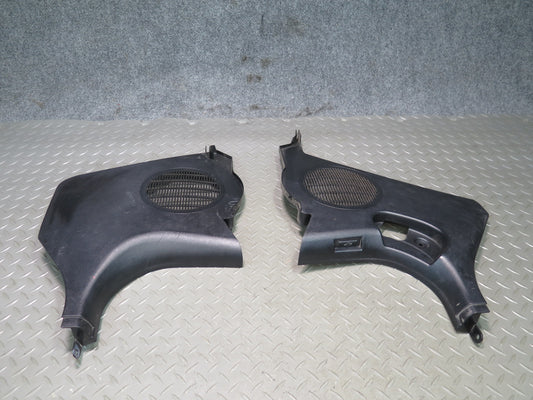 03-08 BMW E86 E85 Z4 Set of 2 Front Left & Right Kick Trim Cover Panel Black OEM