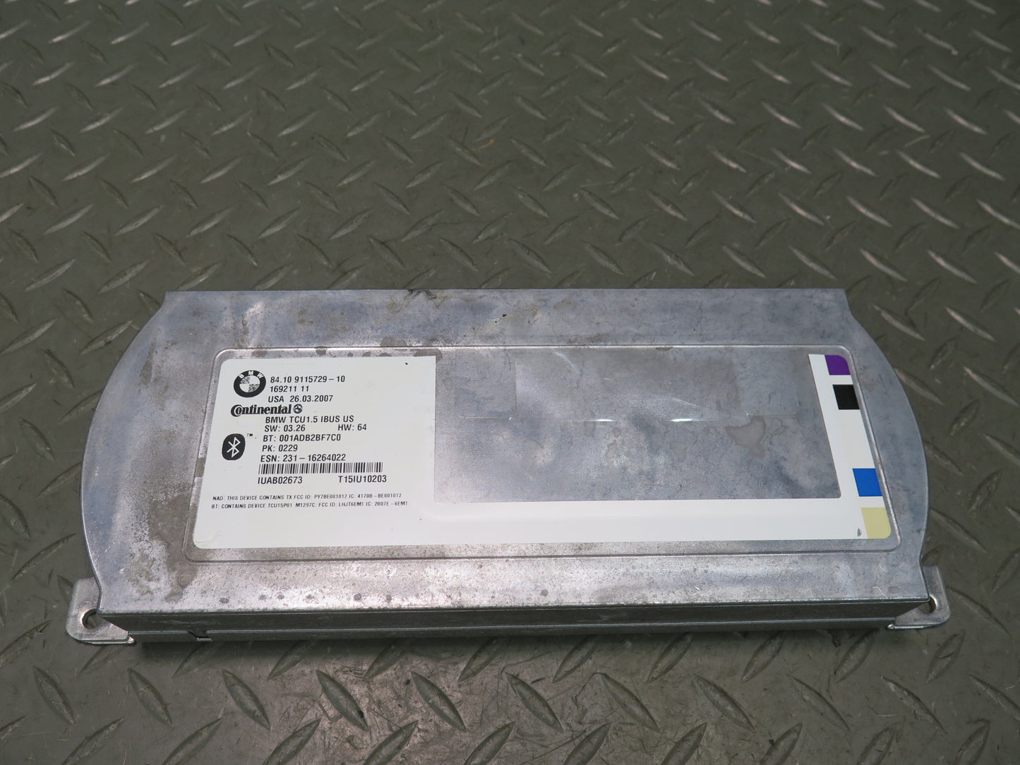 06-08 BMW E85 Z4 Telematics Bluetooth Communication Control Module 9115729 OEM
