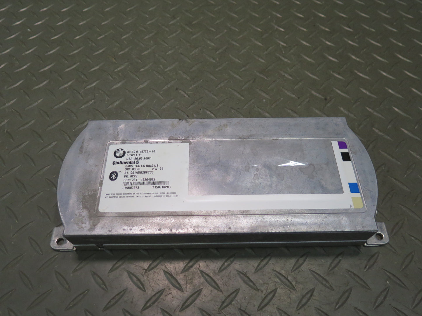 06-08 BMW E85 Z4 Telematics Bluetooth Communication Control Module 9115729 OEM