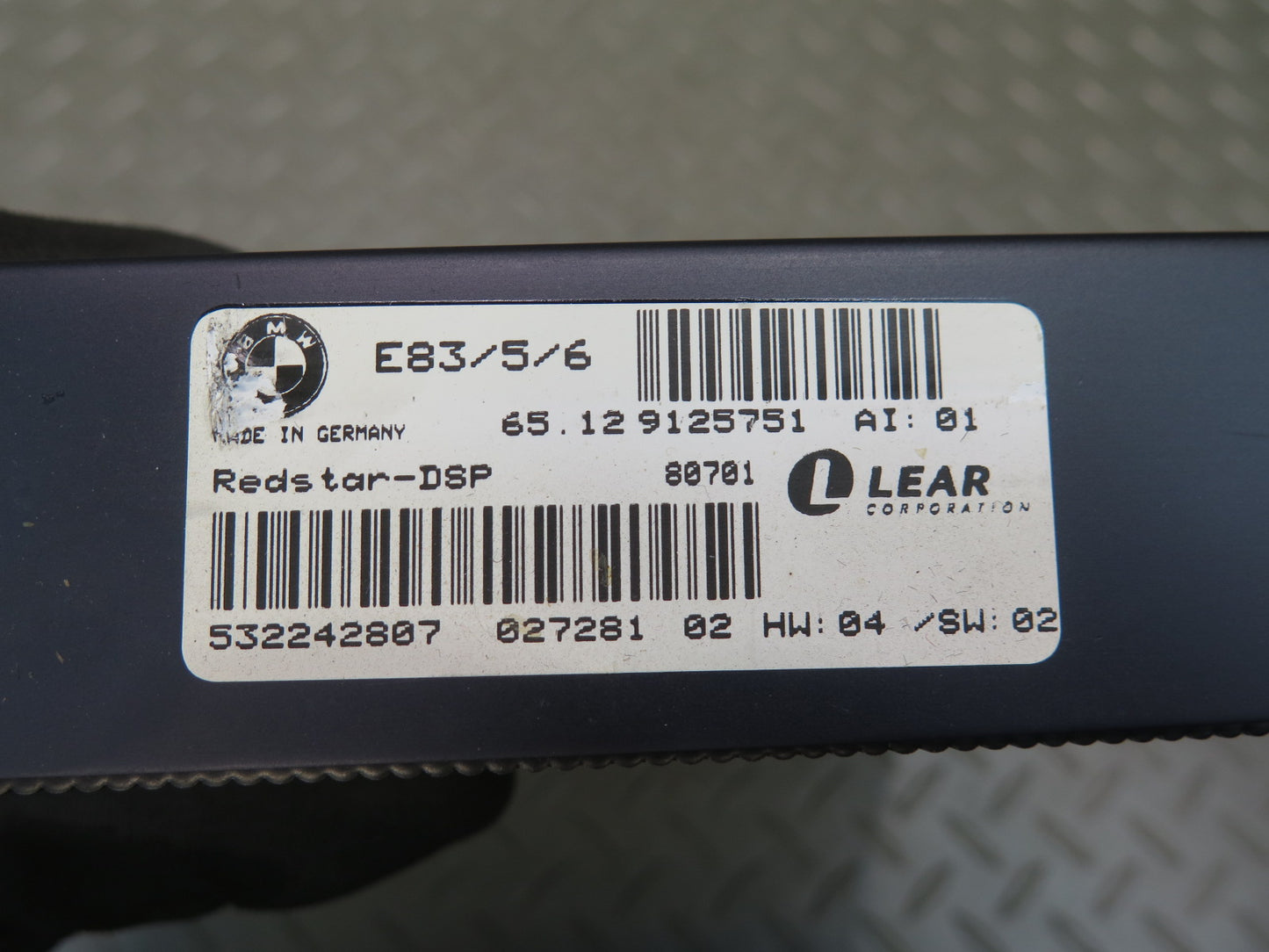 06-08 BMW E85 Z4 TOP Hi-fi Audio System Amplifier AMP 9125751 OEM