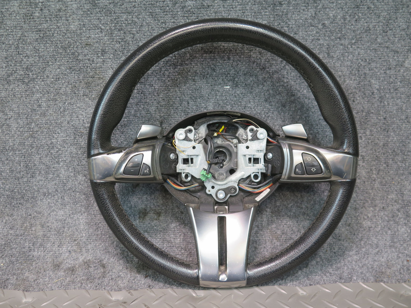 07-08 BMW E86 E85 Z4 A/T Leather Sport Multifunction Steering w Paddles OEM