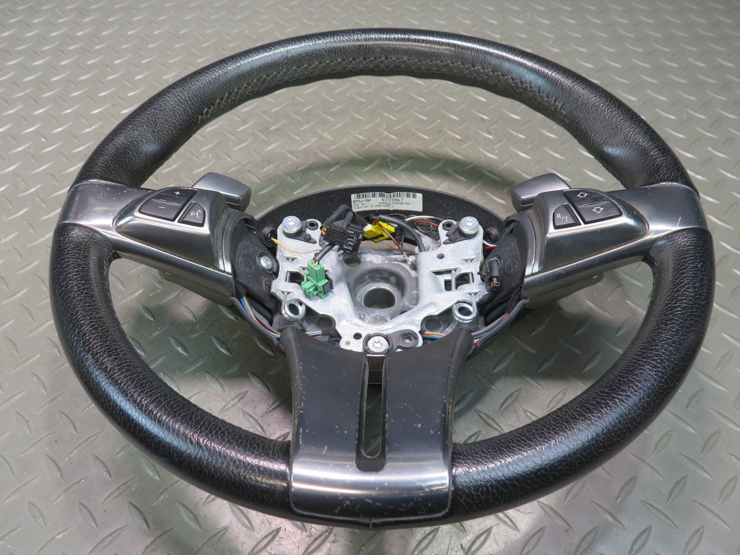 07-08 BMW E86 E85 Z4 A/T Leather Sport Multifunction Steering w Paddles OEM