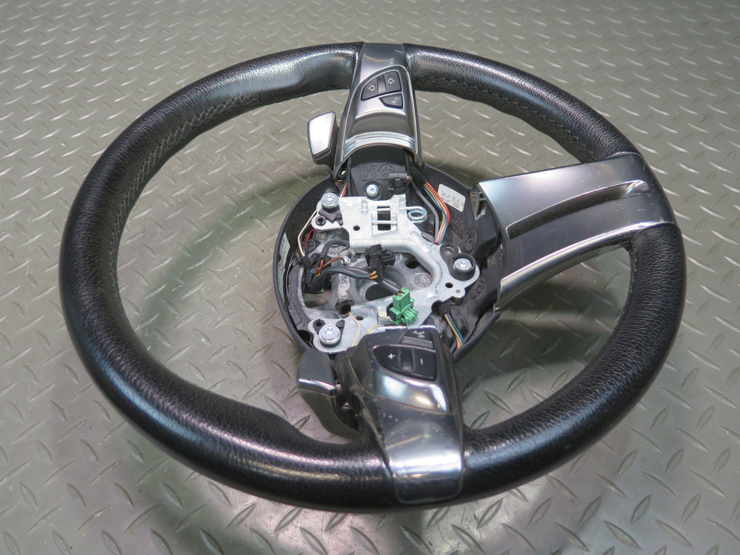 07-08 BMW E86 E85 Z4 A/T Leather Sport Multifunction Steering w Paddles OEM