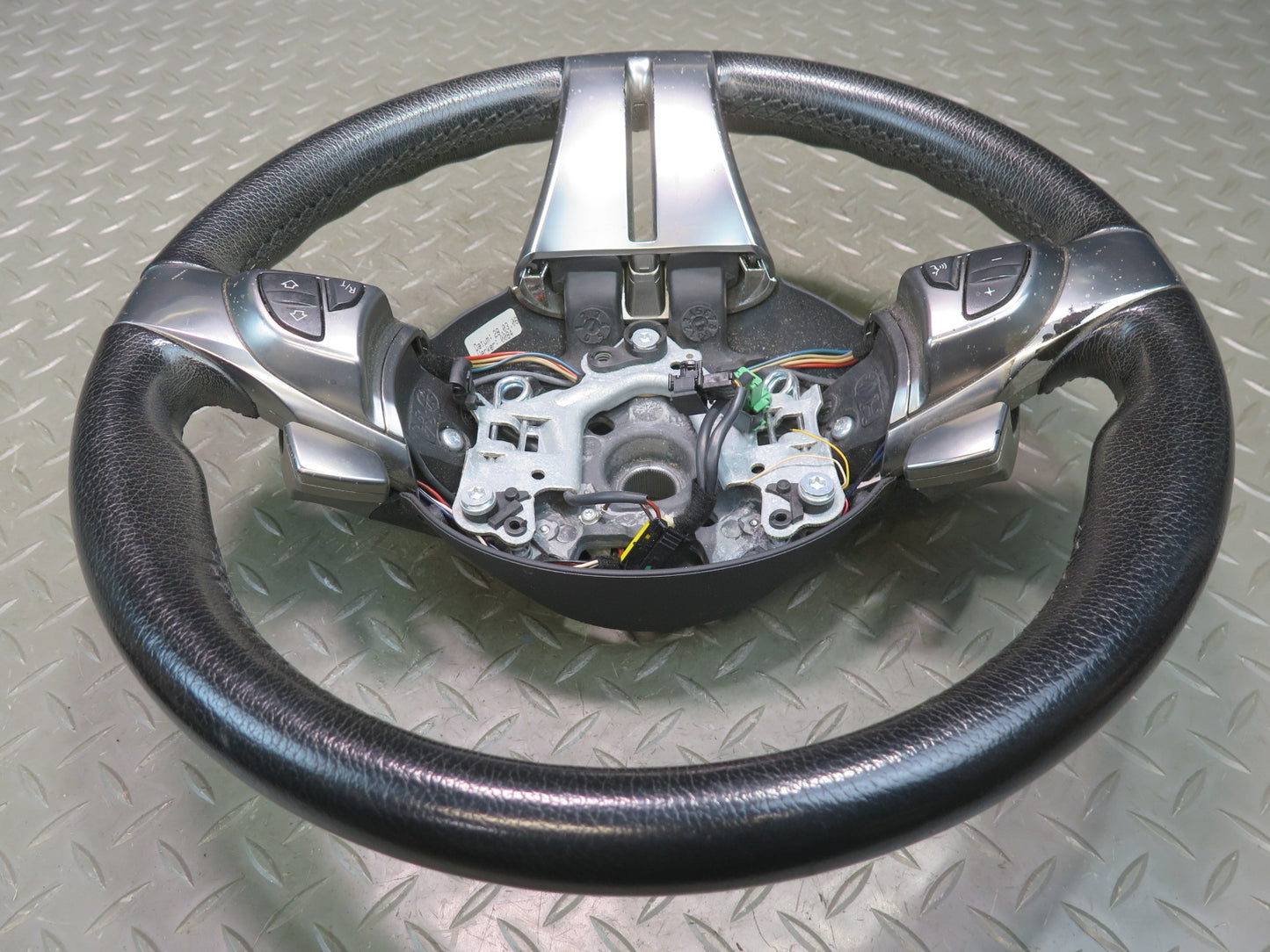 07-08 BMW E86 E85 Z4 A/T Leather Sport Multifunction Steering w Paddles OEM