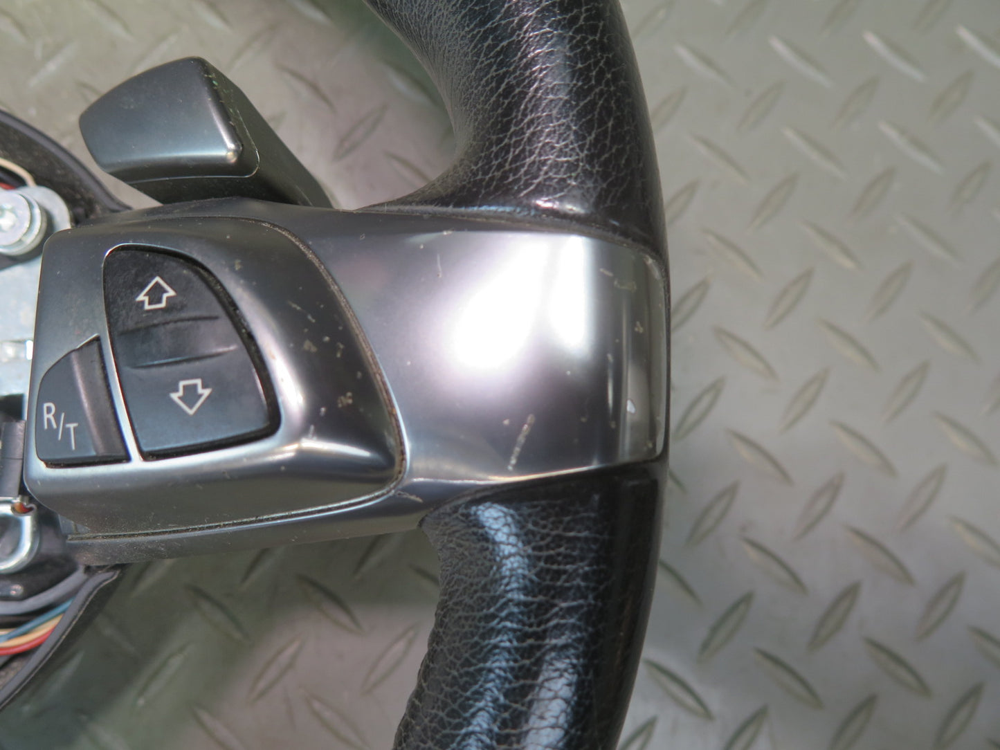 07-08 BMW E86 E85 Z4 A/T Leather Sport Multifunction Steering w Paddles OEM