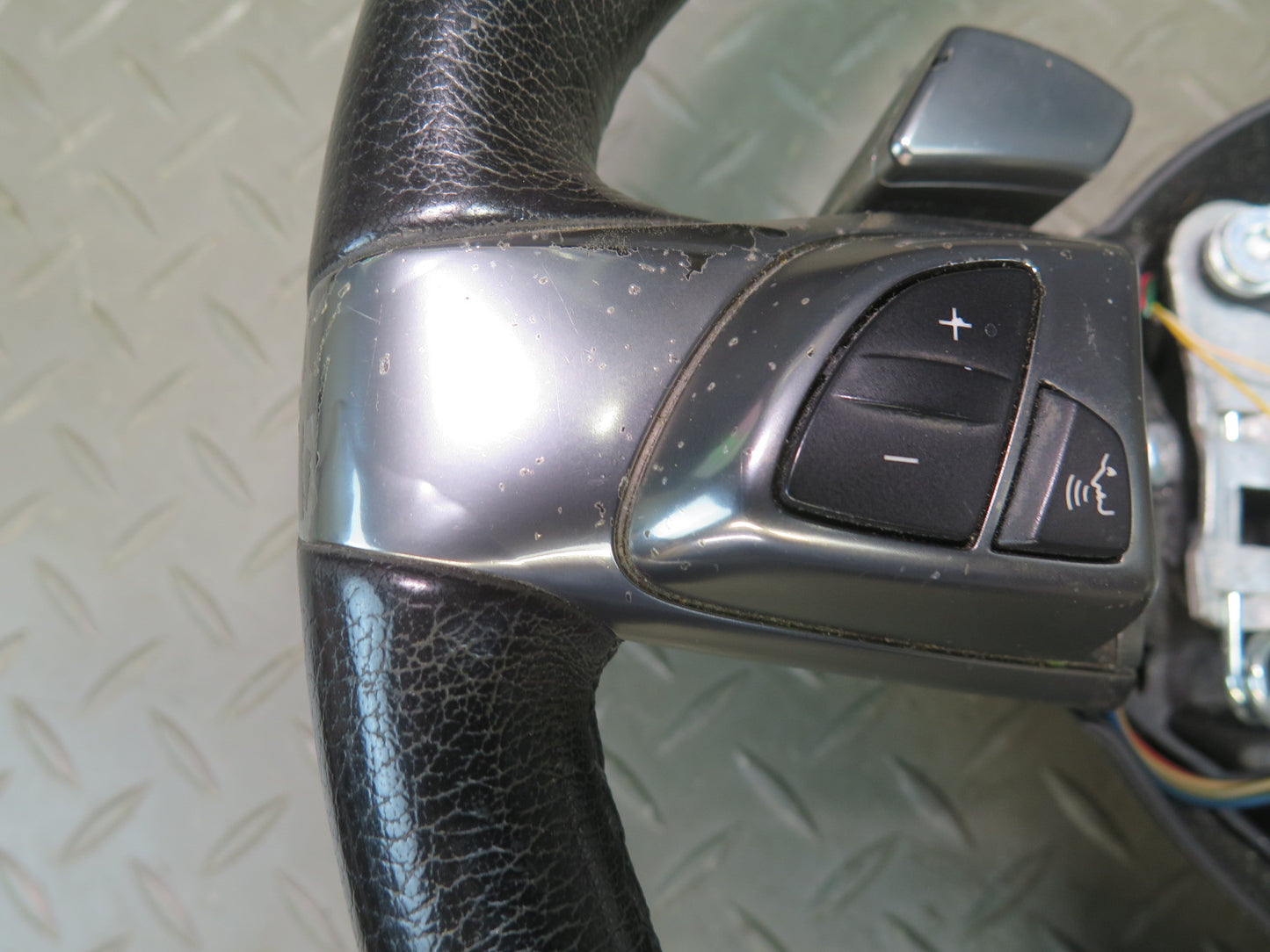 07-08 BMW E86 E85 Z4 A/T Leather Sport Multifunction Steering w Paddles OEM