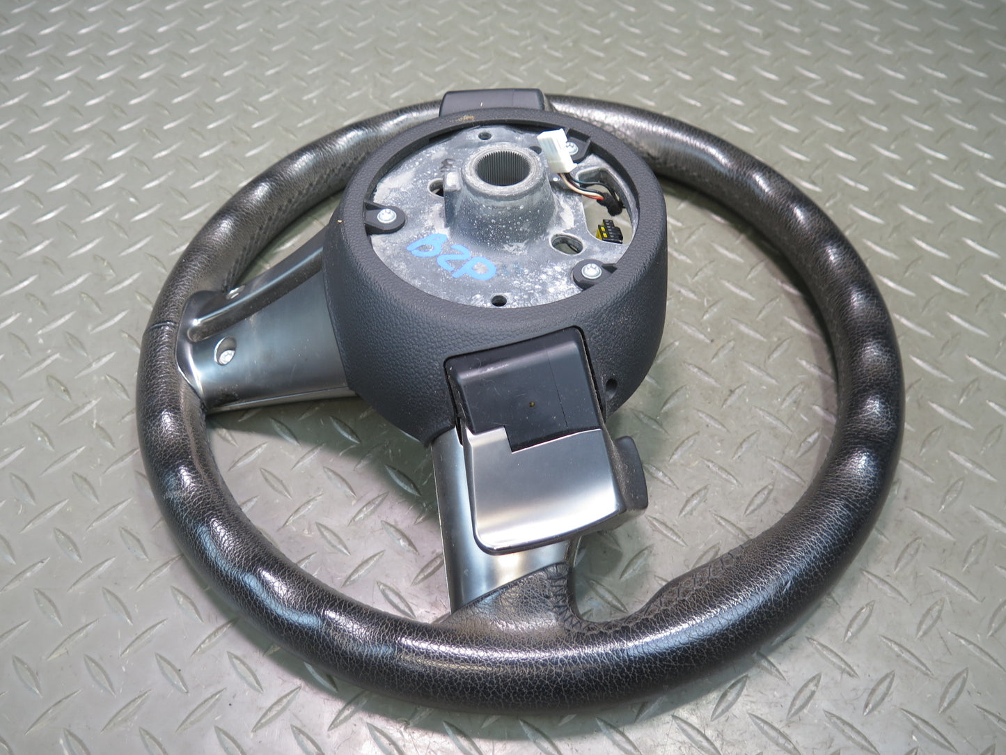 07-08 BMW E86 E85 Z4 A/T Leather Sport Multifunction Steering w Paddles OEM