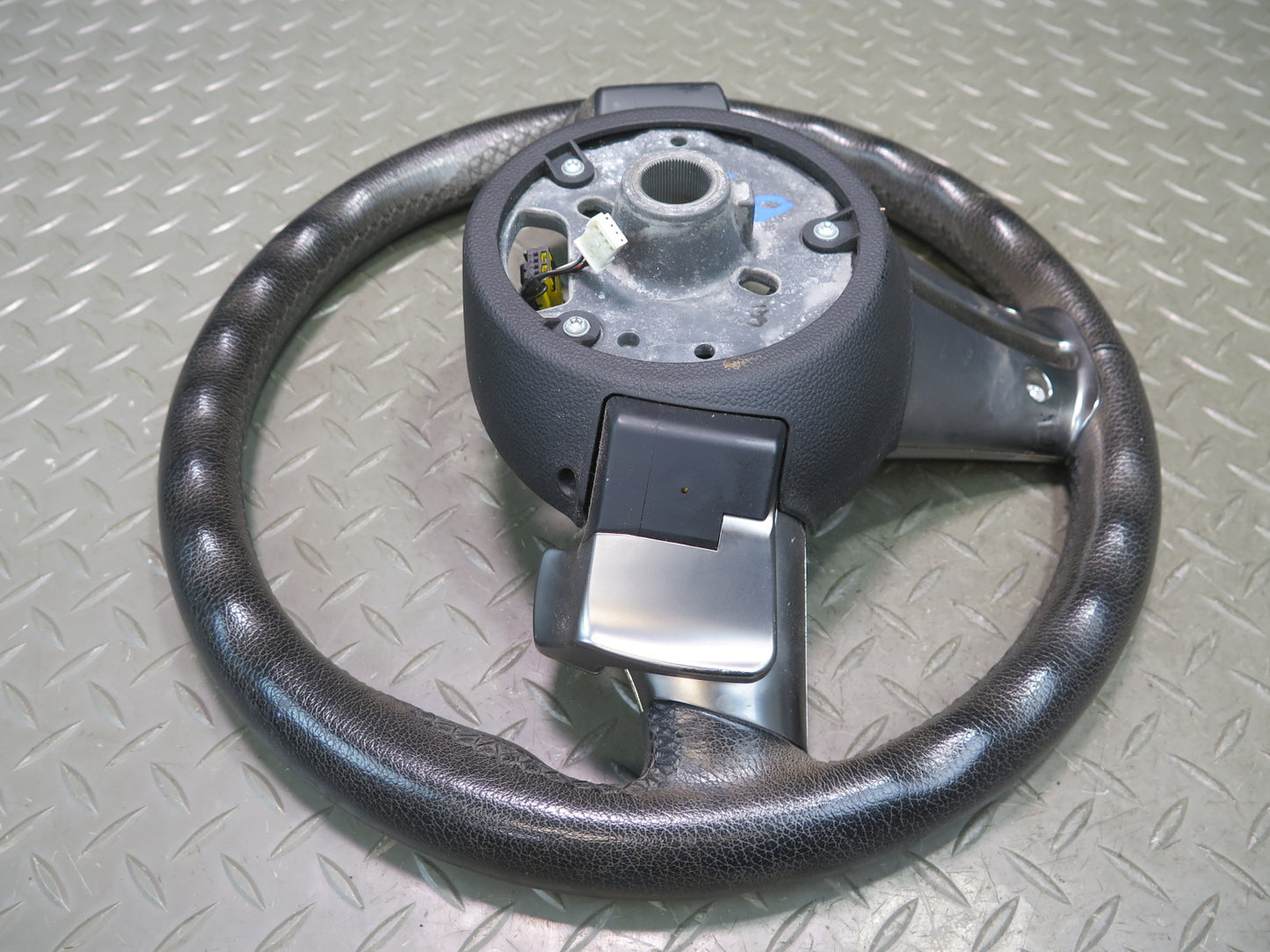 07-08 BMW E86 E85 Z4 A/T Leather Sport Multifunction Steering w Paddles OEM