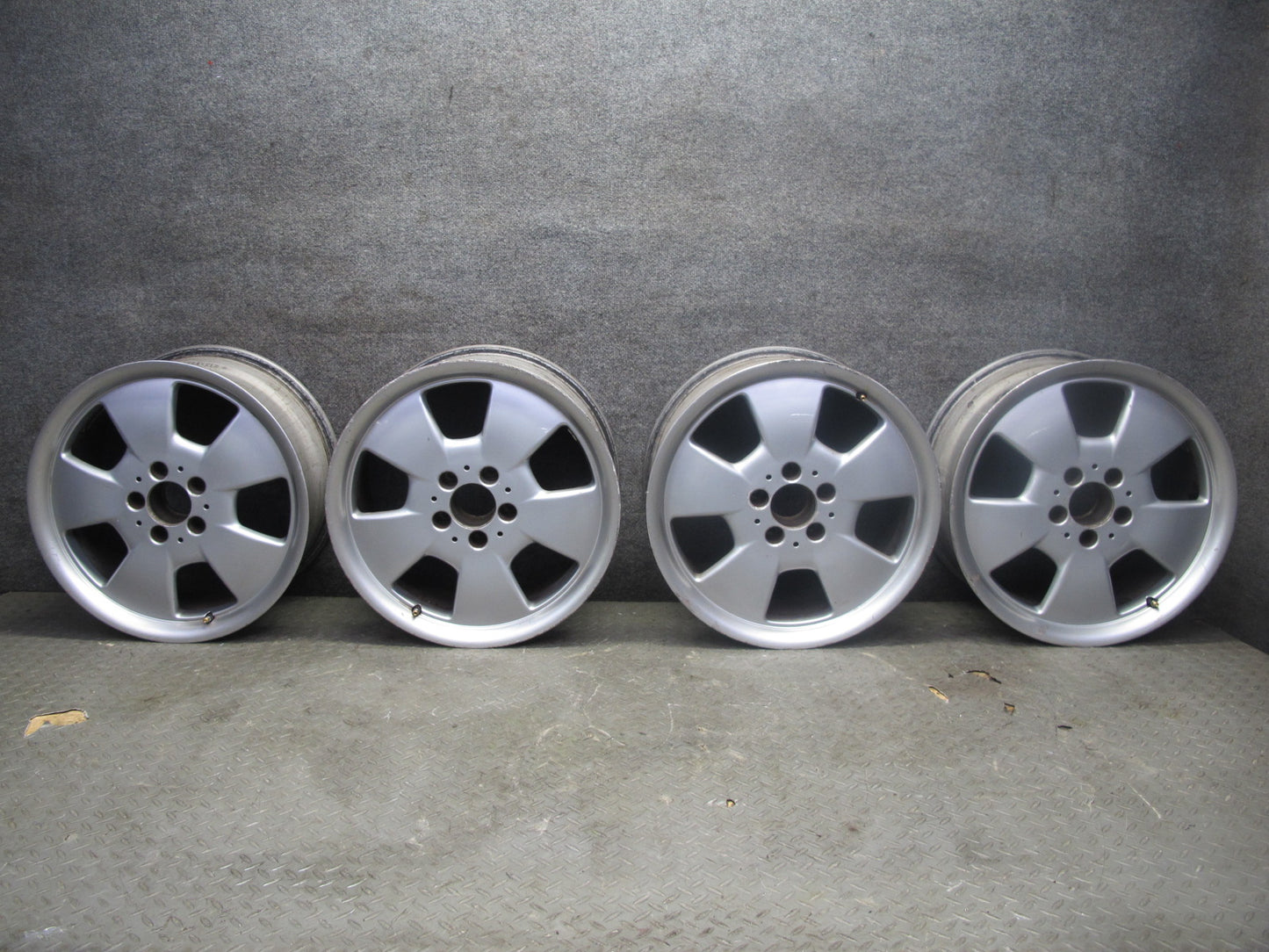 94-02 Mercedes R129 SL Set of 4 Alloy R17" Wheel Rim 17x8.25 ET34 1294011202 OEM