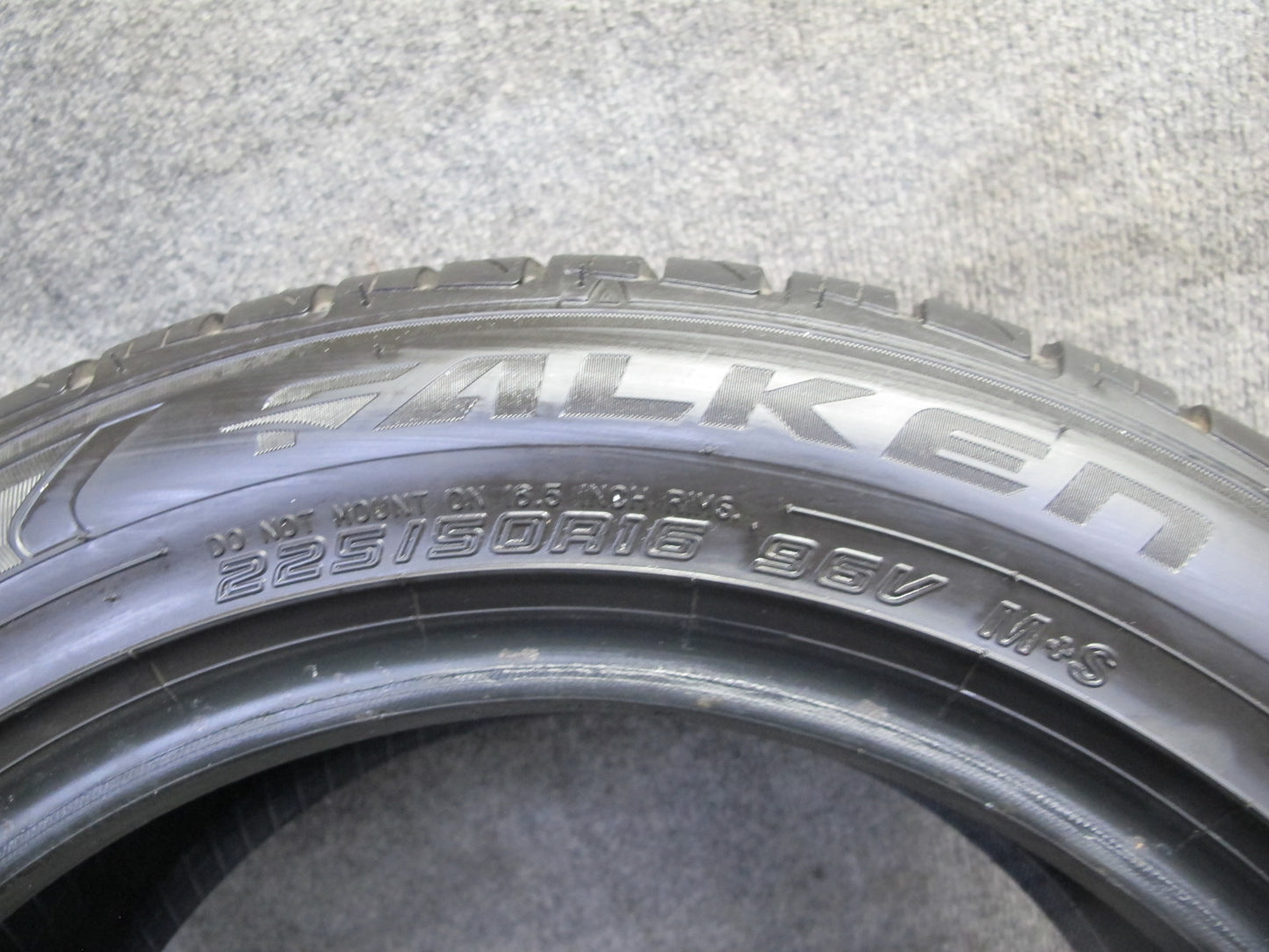 Set of 2 Falken Ziex ZE950 A/S Tire 225/50 R16 96V 3424 10/32 Tread