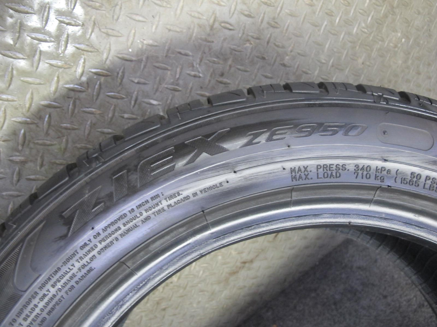 Set of 2 Falken Ziex ZE950 A/S Tire 225/50 R16 96V 3424 3524 10/32 Tread