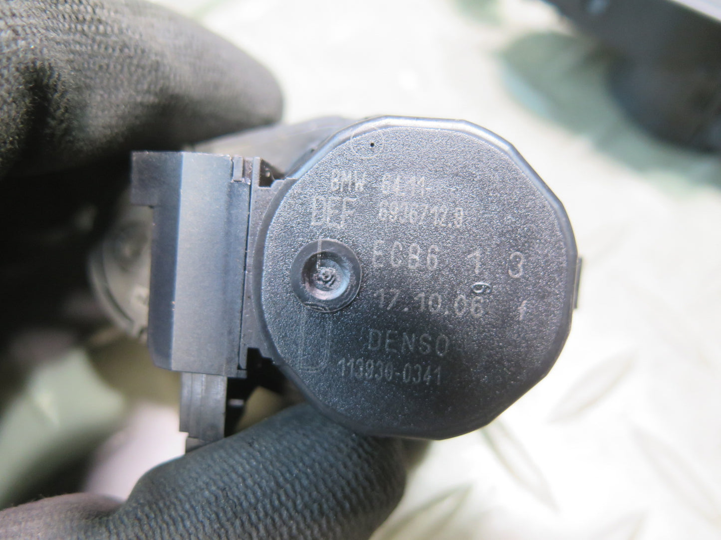 03-08 BMW E86 E85 Z4 A/C Heater Flap Door Actuator Motor w Wiring Set OEM