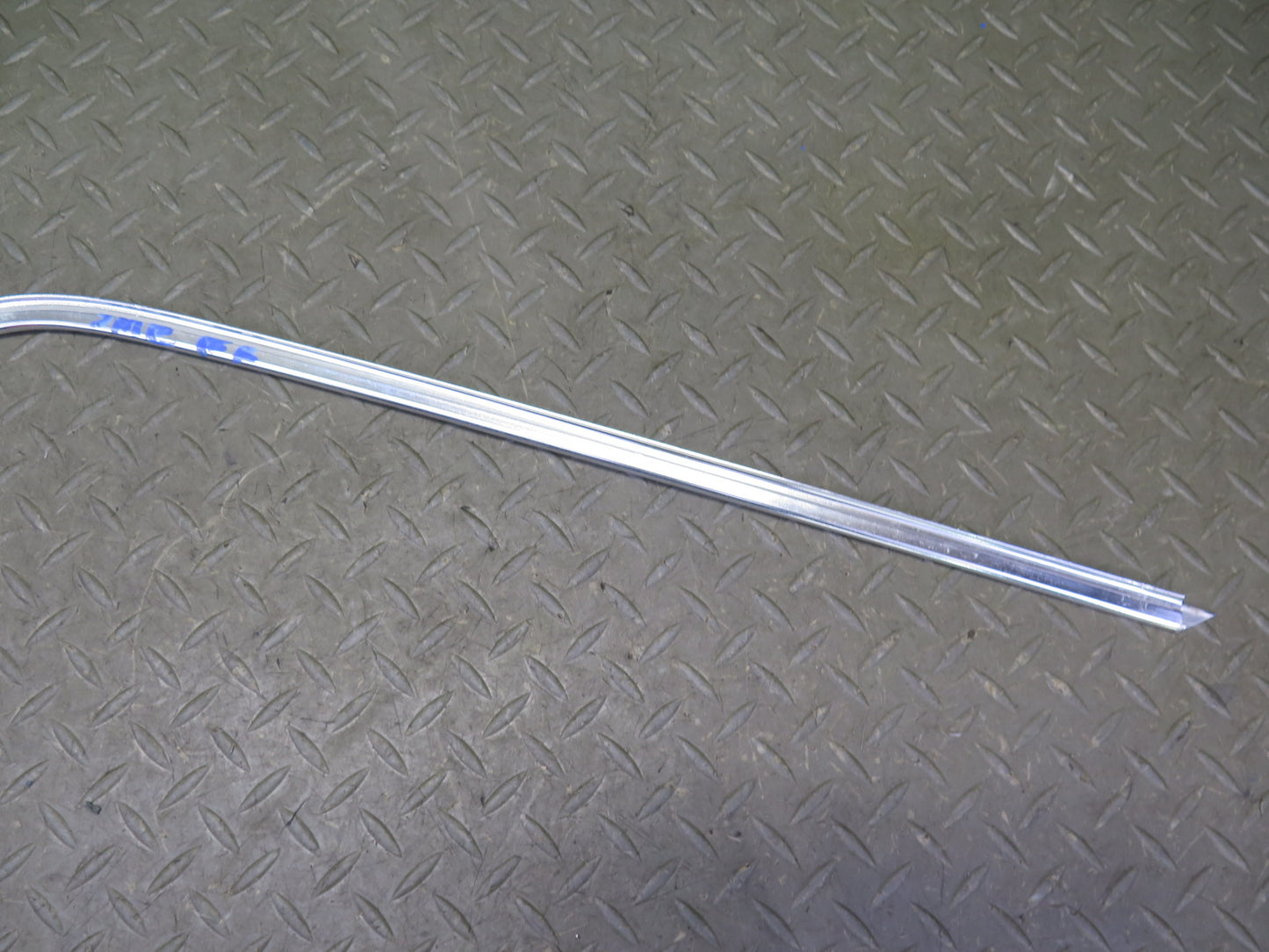 74-83 Mercedes W123 Front Right Door Window Chrome Trim Cover Molding Set OEM