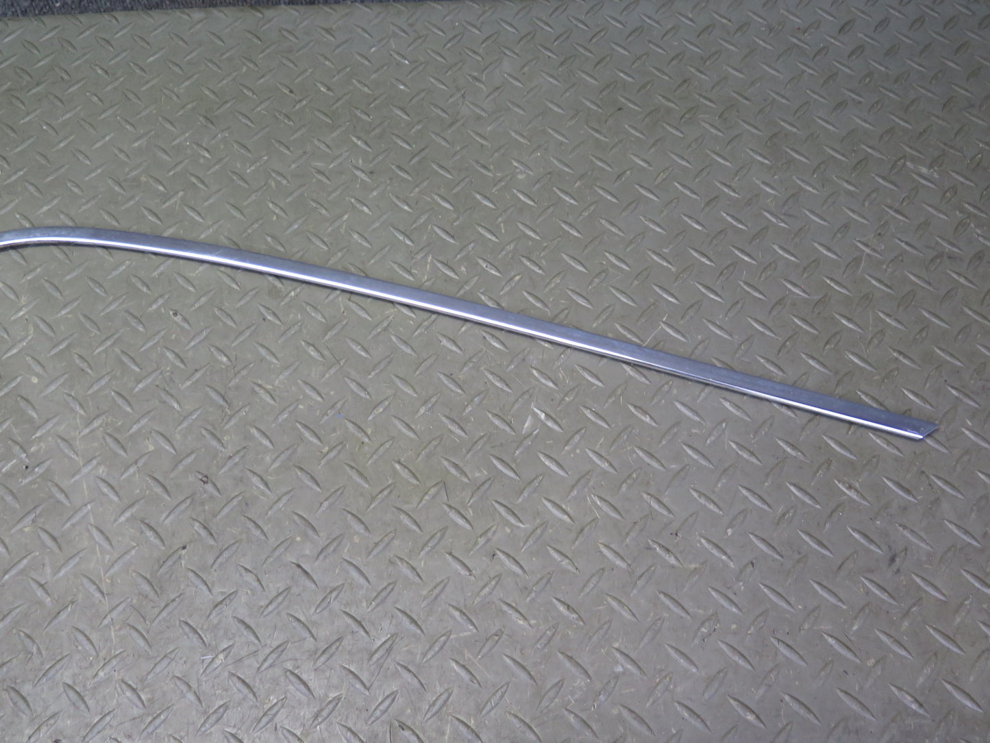 74-83 Mercedes W123 Rear Right Door Window Chrome Trim Cover Molding Set OEM