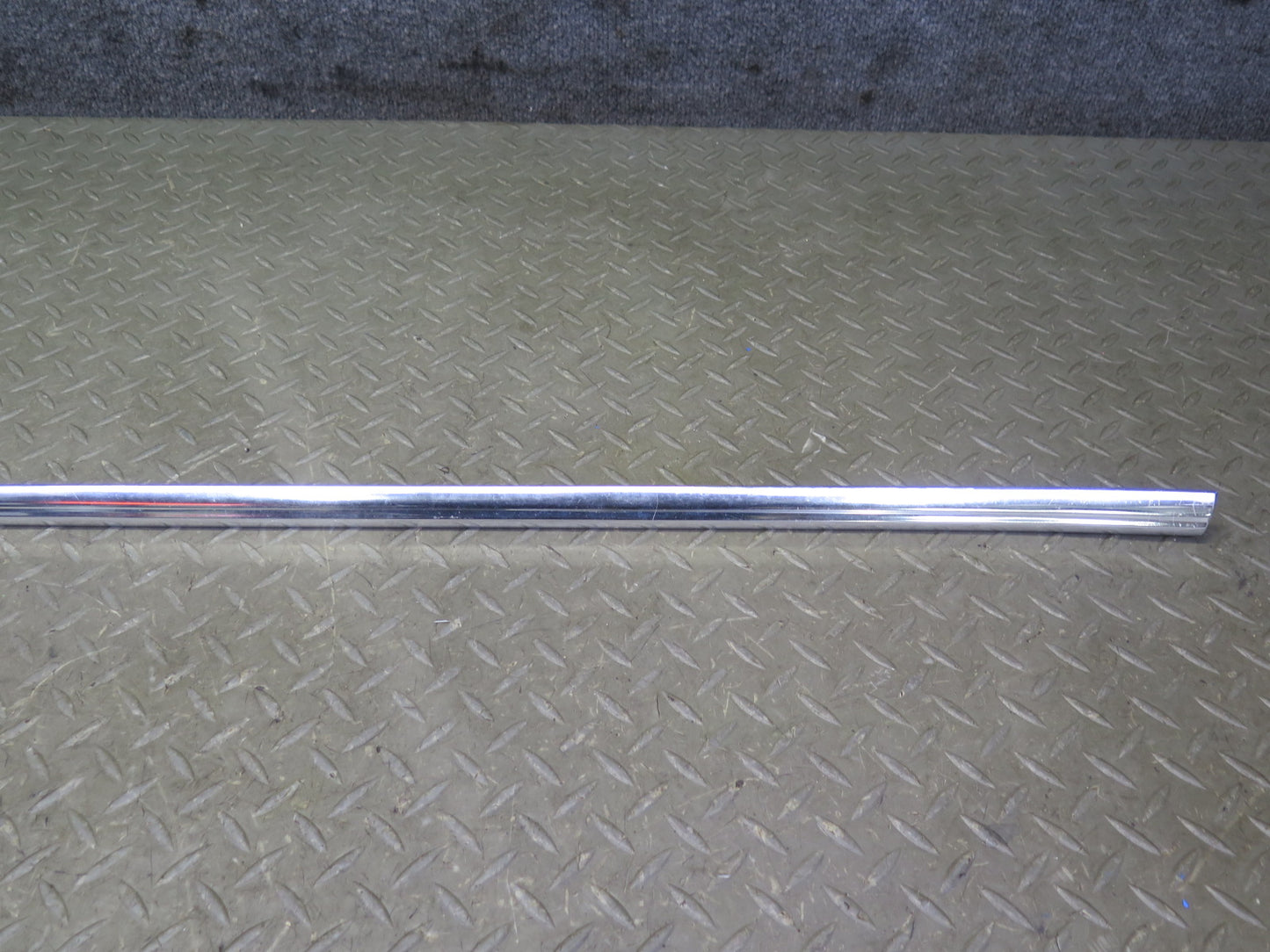 74-83 Mercedes W123 Rear Right Door Window Chrome Trim Cover Molding Set OEM