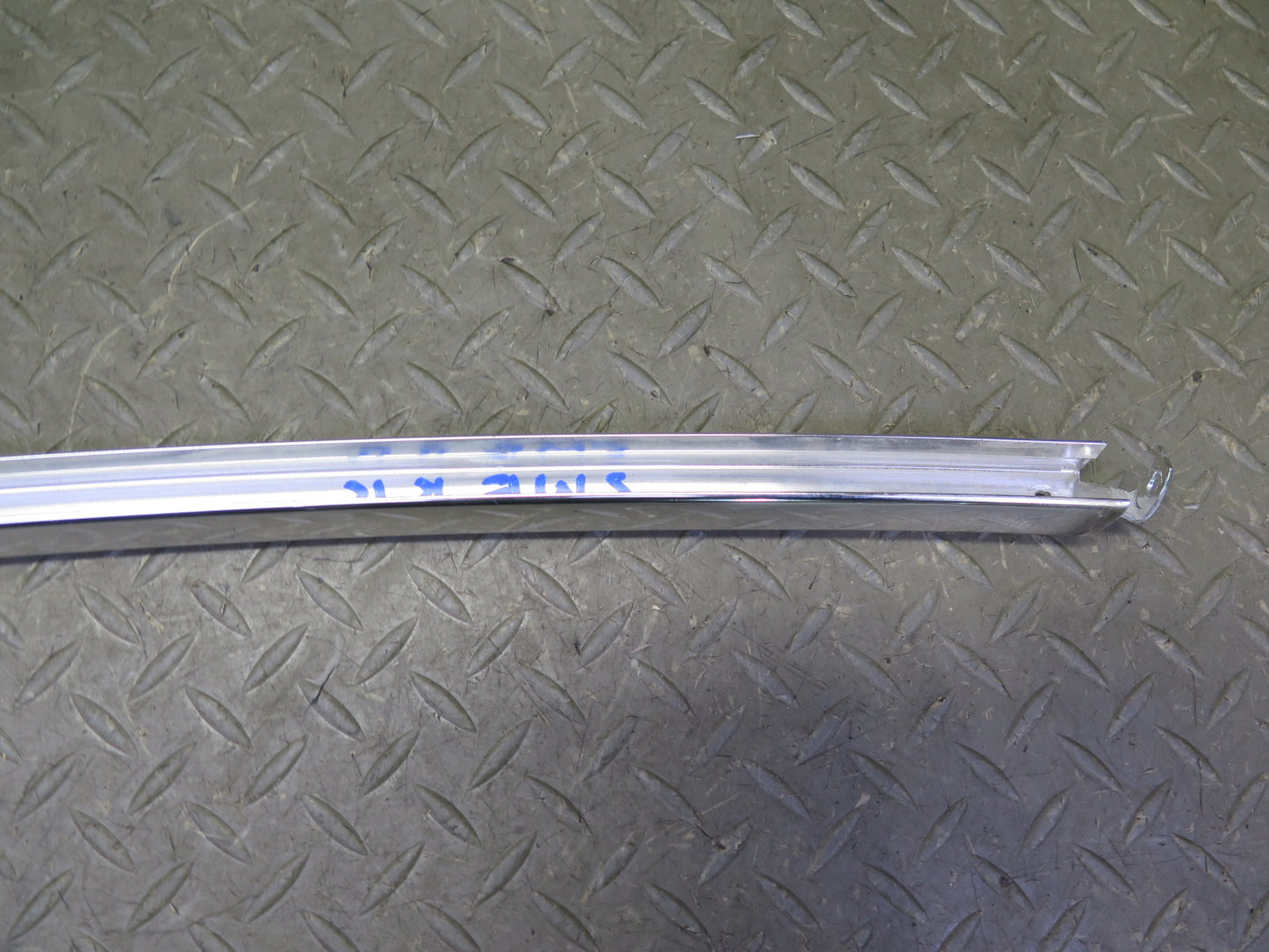 74-83 Mercedes W123 Rear Right Door Window Chrome Trim Cover Molding Set OEM