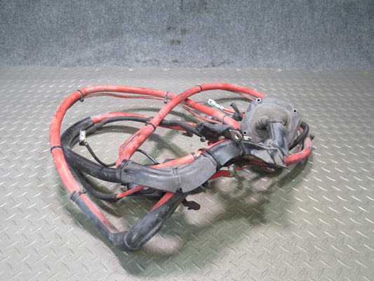06-08 BMW E85 E86 Z4 3.0L N52 Positive Battery Cable w Clamp & Fuse Box OEM