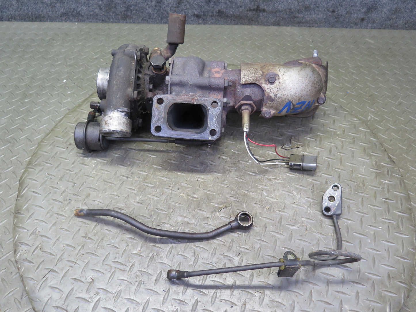 84-87 Nissan Z31 300ZX Turbo VG30ET Engine Turbo Charger w Tube Set 60K OEM