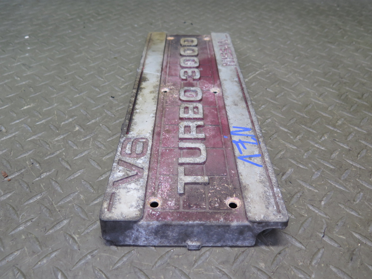 84-87 Nissan Z31 300ZX VG30ET Turbo Engine Plate Cover w Mount Set OEM