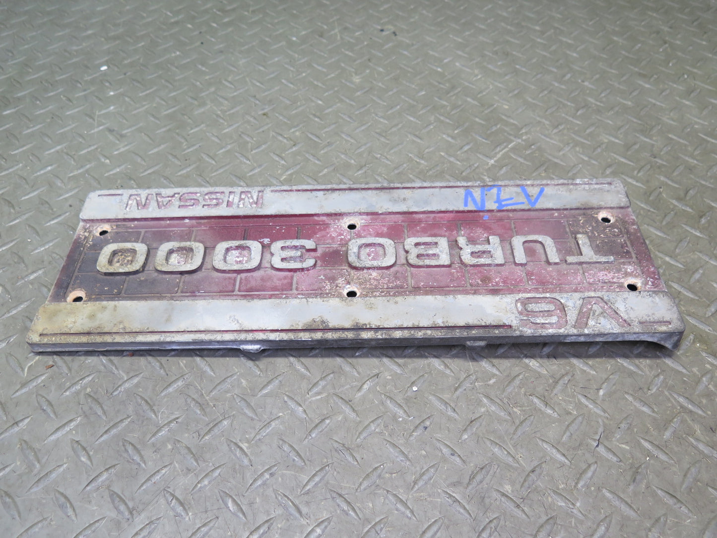 84-87 Nissan Z31 300ZX VG30ET Turbo Engine Plate Cover w Mount Set OEM