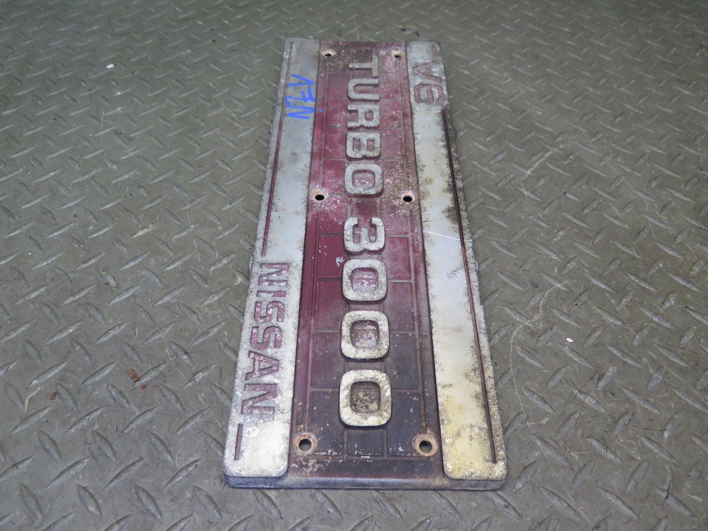 84-87 Nissan Z31 300ZX VG30ET Turbo Engine Plate Cover w Mount Set OEM