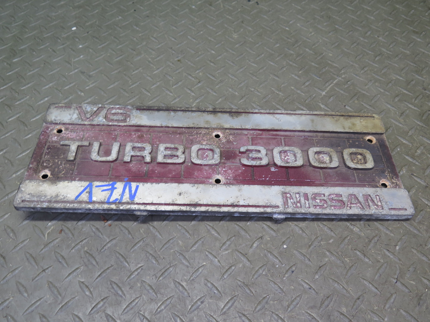 84-87 Nissan Z31 300ZX VG30ET Turbo Engine Plate Cover w Mount Set OEM