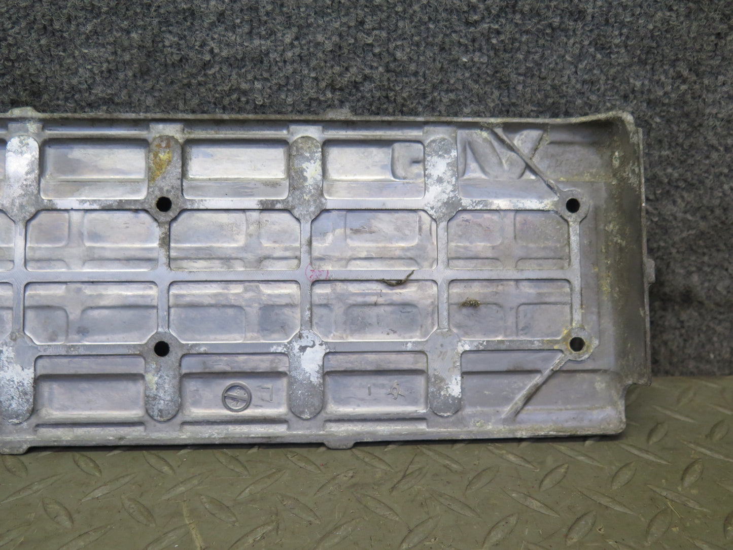 84-87 Nissan Z31 300ZX VG30ET Turbo Engine Plate Cover w Mount Set OEM