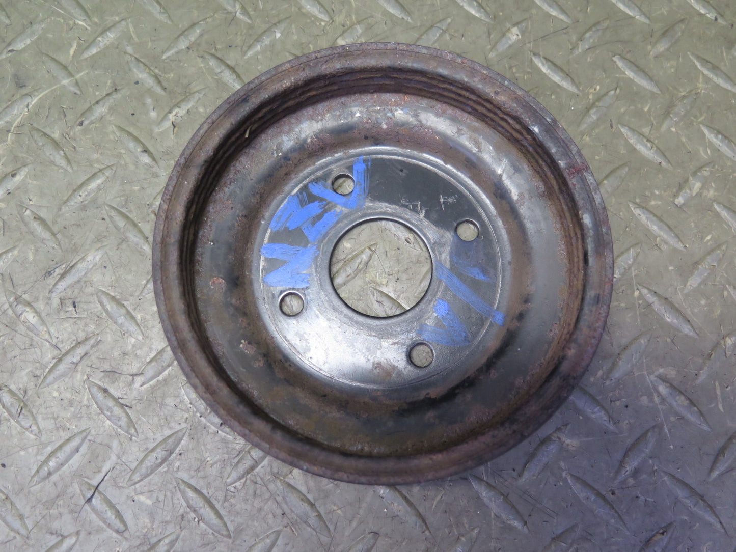 84-86 Nissan 300ZX Z31 Water Pump Pulley 60K Miles OEM
