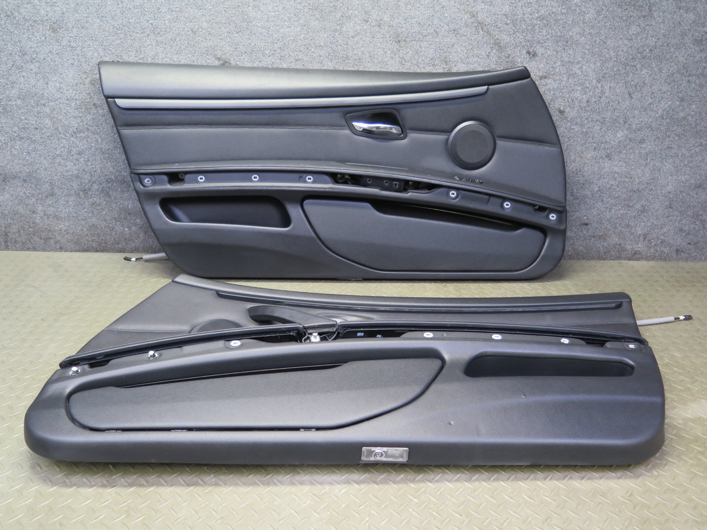 07-13 BMW E92 E93 335I Coupe Convertible Set of 2 Door Interior Trim Panel OEM