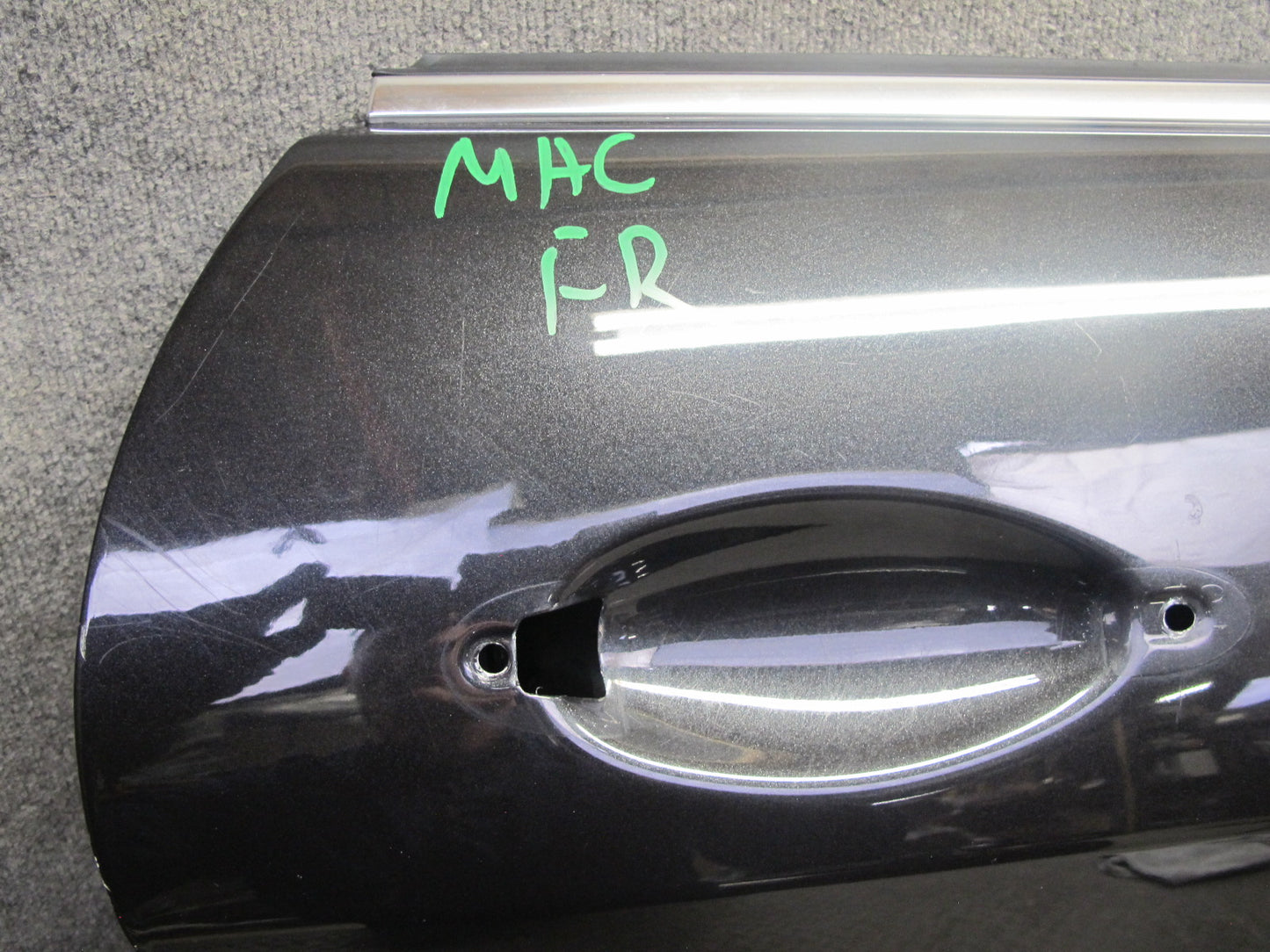 2008-2014 Maserati Granturismo M145 Coupe Right Door Shell Panel Black