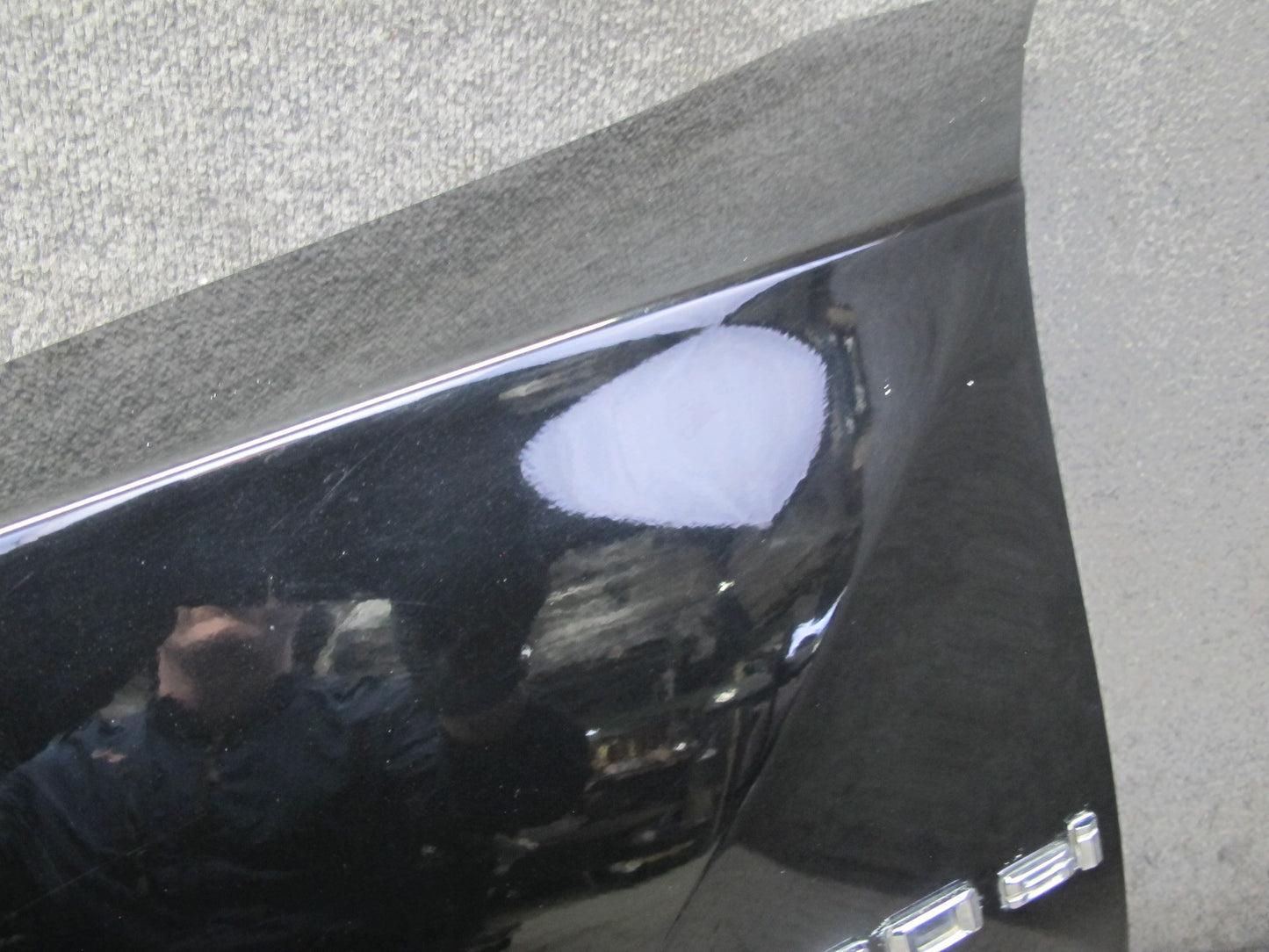 03-08 BMW E85 Z4 Front Left Fender Shell Cover Panel Black OEM