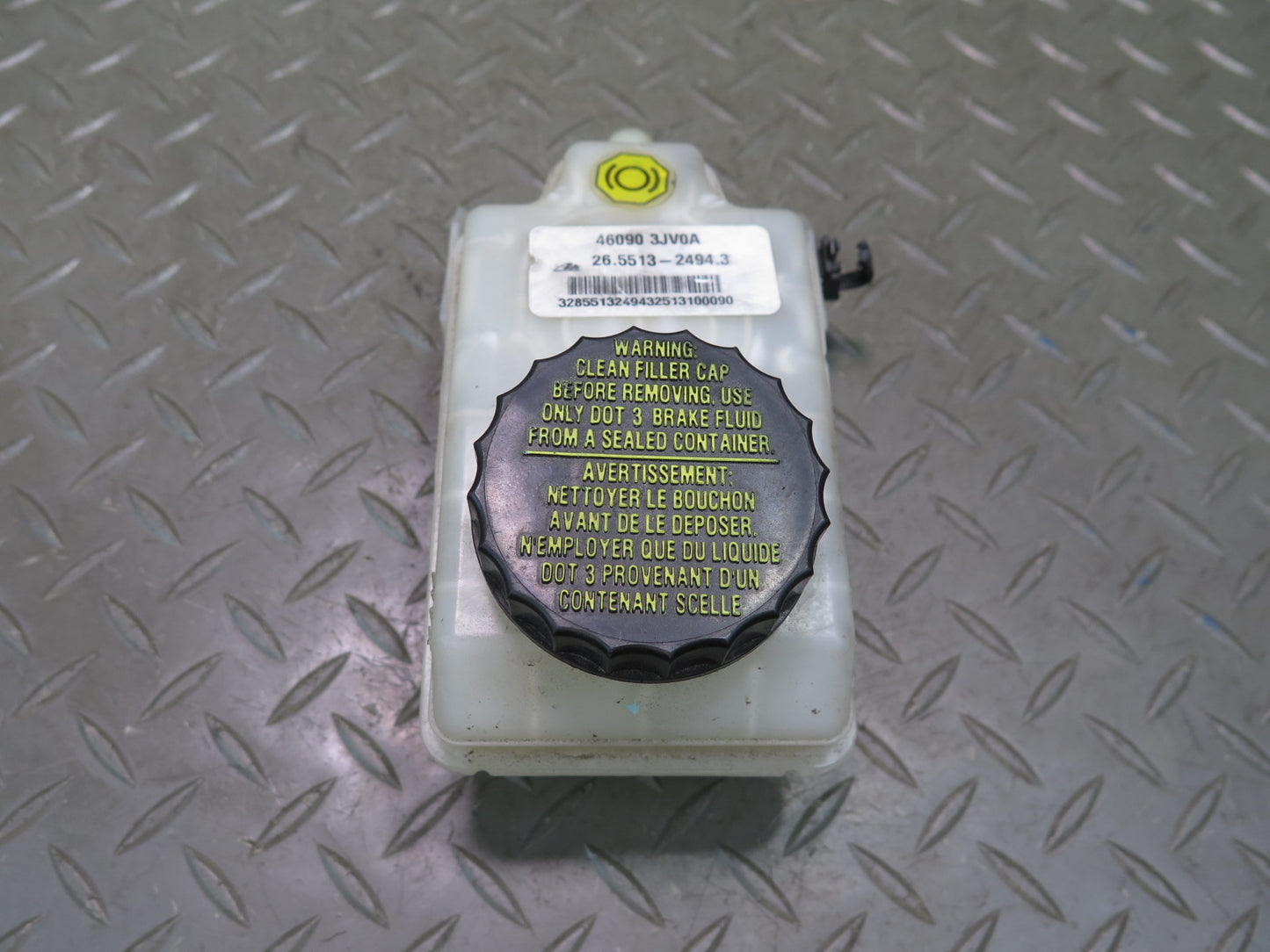 2014-2020 Infiniti QX60 Brake Master Cylinder Fluid Reservoir Tank 46090-3JV0A