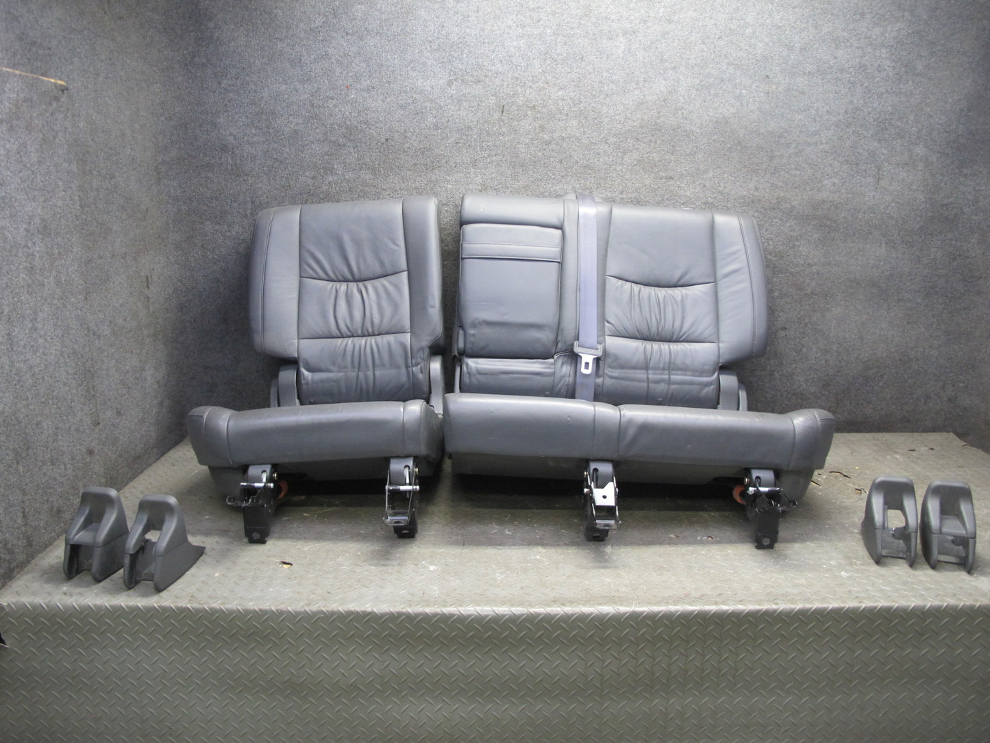 2003-2004 Lexus UZJ120L GX470 Rear Second 2ND ROW Right & Left Seat Set Gray