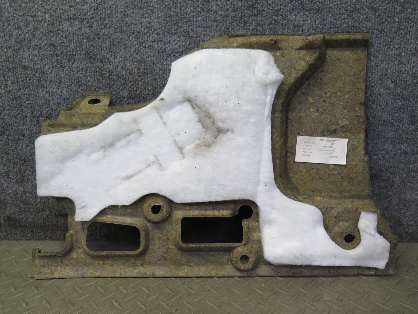 2009-2012 Maserati Granturismo S M145 Under Dash Trim Cover Panel Set of 2