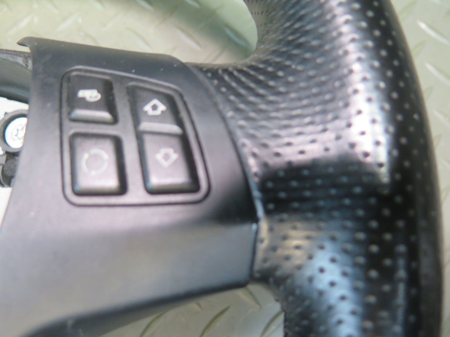 07-13 BMW E90 E92 E93 335i Leather M Sport Steering w Controls Black OEM