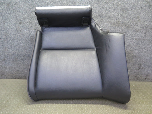 08-13 BMW E92 335i Coupe Rear Left Seat Lower Leather Cushion Black OEM