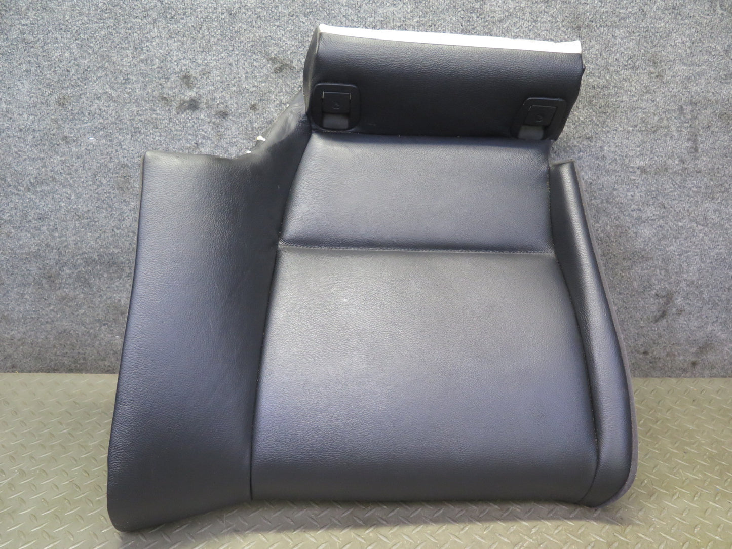 08-13 BMW E92 Coupe Rear Right Seat Lower Leather Cushion Black OEM