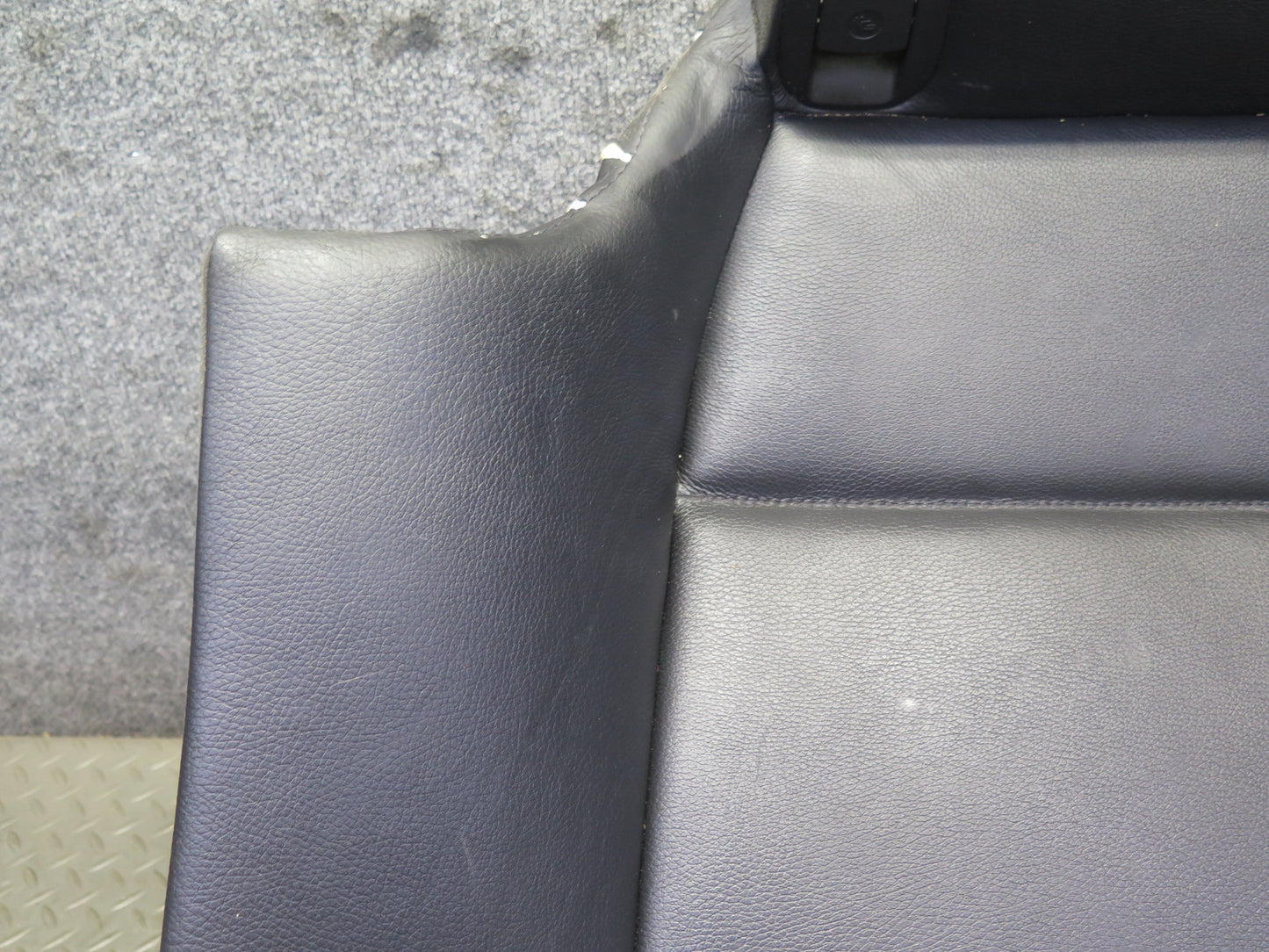 08-13 BMW E92 Coupe Rear Right Seat Lower Leather Cushion Black OEM