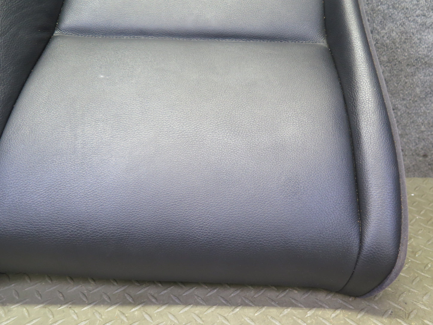 08-13 BMW E92 Coupe Rear Right Seat Lower Leather Cushion Black OEM