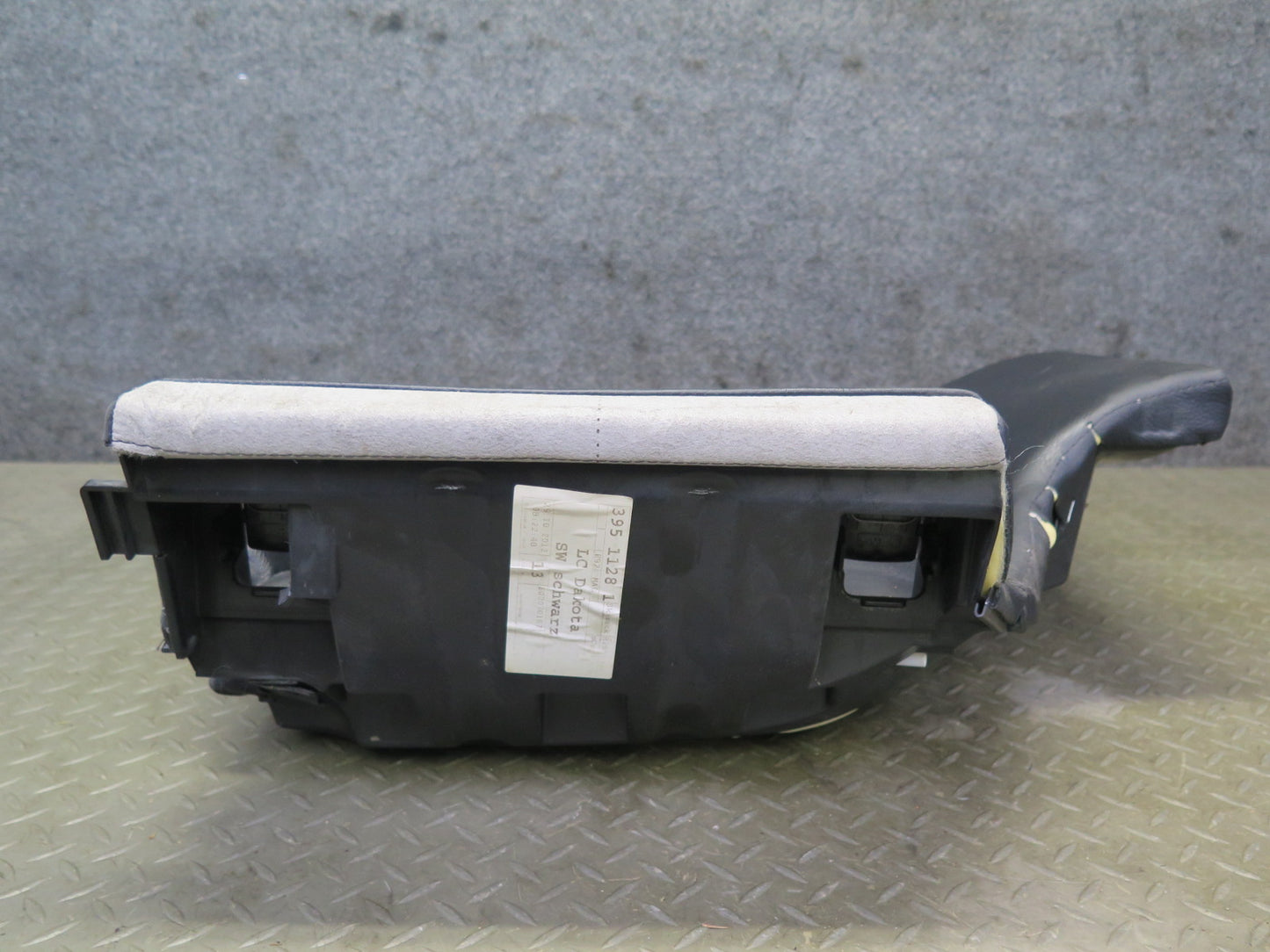 08-13 BMW E92 Coupe Rear Right Seat Lower Leather Cushion Black OEM