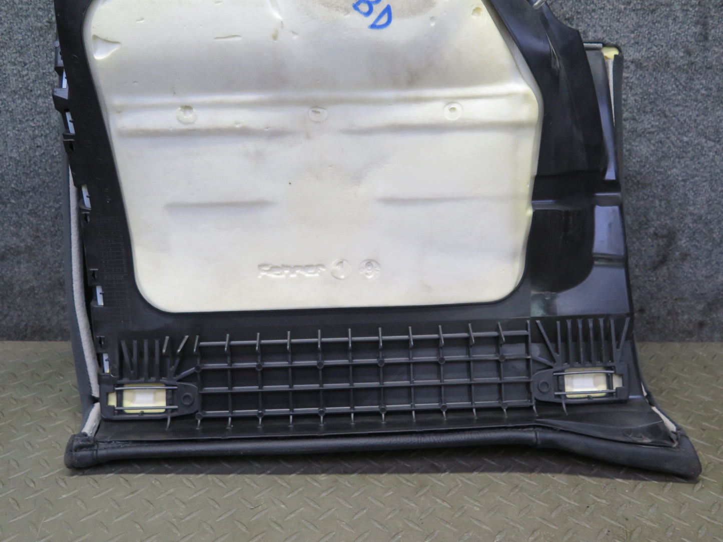 08-13 BMW E92 Coupe Rear Right Seat Lower Leather Cushion Black OEM