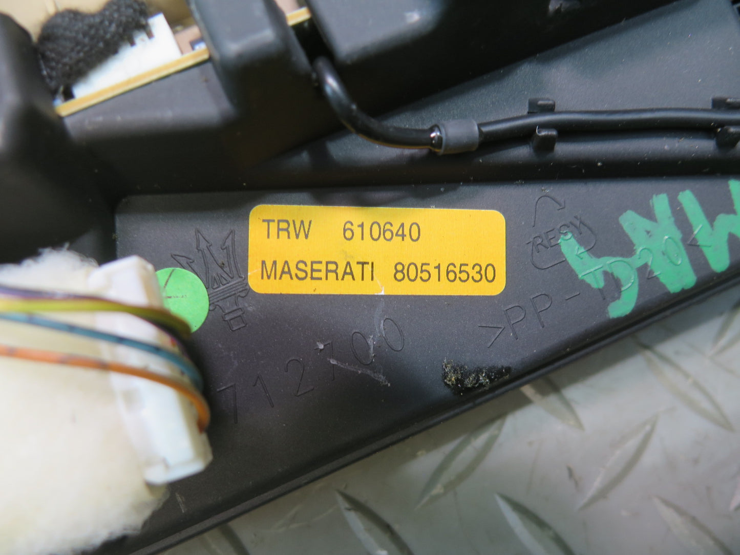 2008-2019 Maserati Granturismo M145 Overhead Console Trim Button Switch Panel
