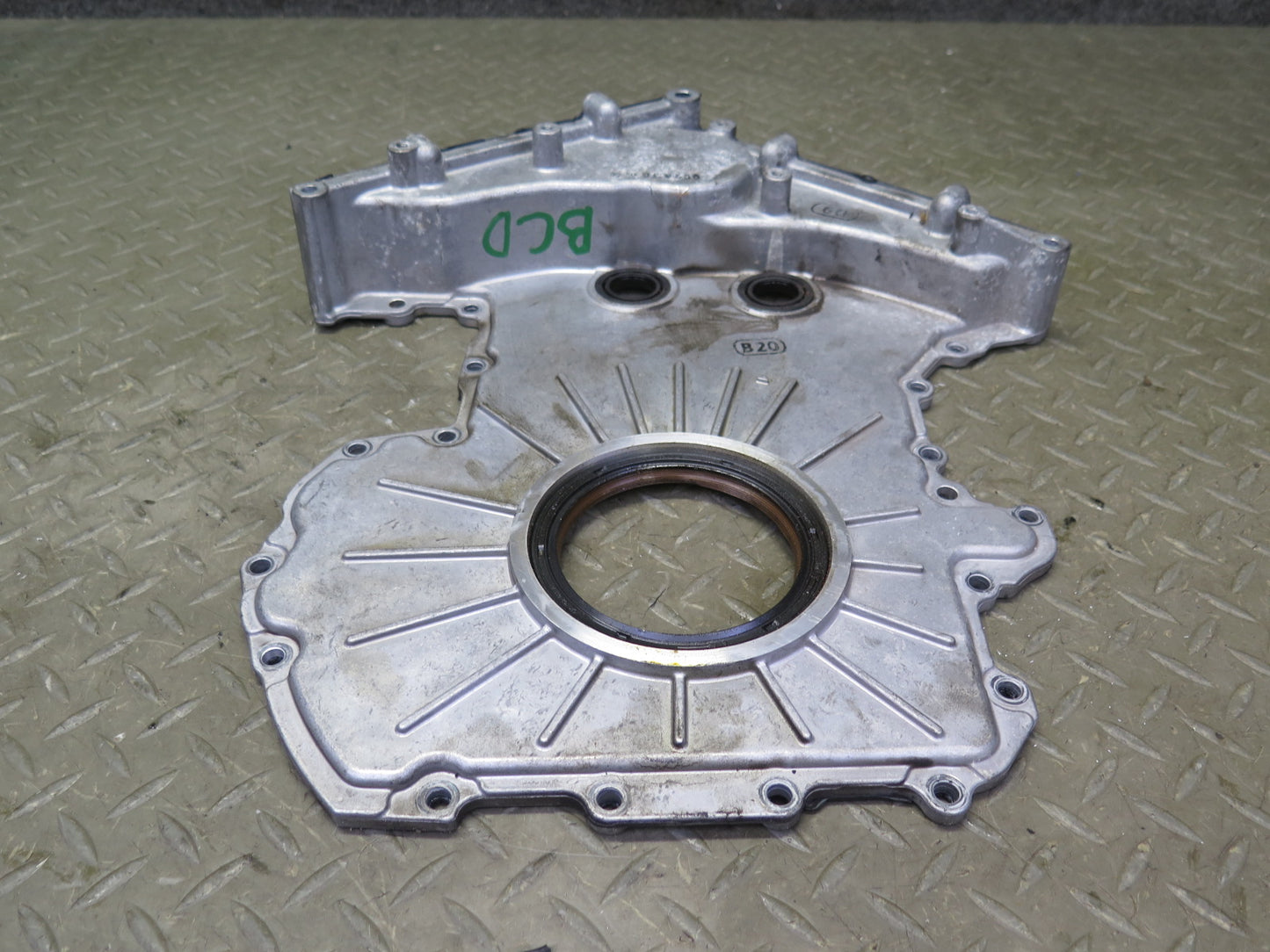 2006-2012 Bentley Flying Spur 6.0L Engine Rear Center Crankcase Cover